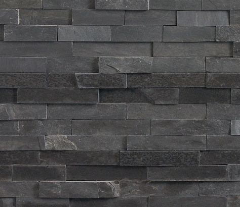 Slate Dusk Drystack Corner Retaining Wall Steps, Natural Stone Veneer, Natural Stone Wall, Veneer Panels, Block Paving, Patio Wall, Diy And Home Improvement, Stone Veneer, Wall Cladding