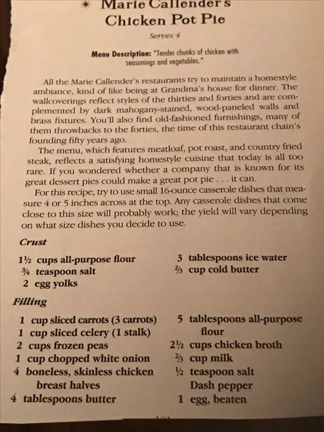 Potpie Crust Recipe, Marie Calendar, Chicken Pot Pie Crust, Chicken Pot Pie Soup Recipe, Chicken Main Dish Recipes, Chicken Pot Pie Recipe, Chicken Recipes Boneless, Chicken Pot Pie Soup, Pot Pie Recipe