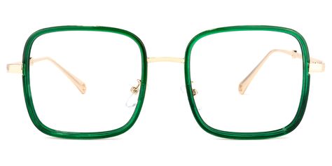 Green Eye Glass Frames, Green Glasses Frames, Chunky Glasses, Retro Glasses Frames, How To Fix Glasses, Green Eyeglasses, Glasses Fashion Eyewear, Glasses Frames Trendy, Red Eyeglasses