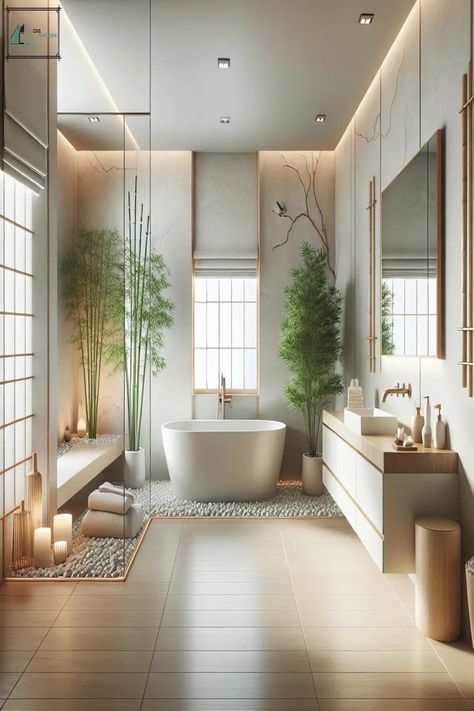 Best 40 Modern Zen Bathroom Ideas Zen Bedroom Decor, Zen Bathroom Ideas, Modern Zen Bathroom, Dreamy Interiors, Estilo Japandi, 2024 Bathroom, Garden 2023, Zen Bathroom, Spa Bathroom