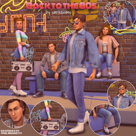 Sims 4 Seasons, Los Sims 4 Mods, Sims 4 Decades Challenge, Back To The 80s, Sims 4 Cas Mods, Sims 4 Cc Makeup, Marvel Photo, Sims 4 Dresses, Sims 4 Characters