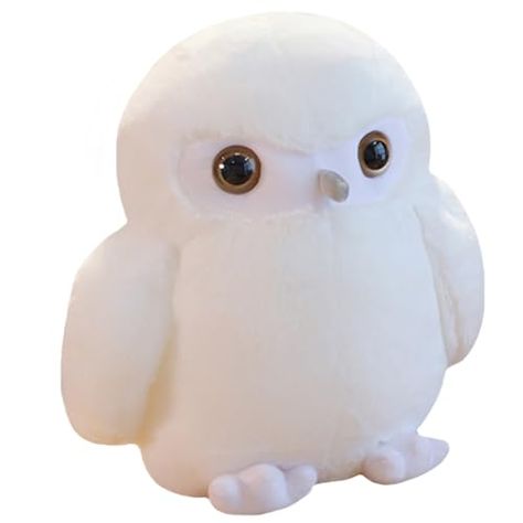 ELAINREN Lifelike White Owl Stuffed Animals Snow Owl Plush Soft Hugging Pillow Cute Chubby Owl Plushies Toy Fluffy Eagle Owl Plush Birds Dolls Gifts,15.7Inch Owl Plushies, Hugging Pillow, Eagle Owl, Snow Owl, Owl Plush, Owl Pet, White Owl, Kids Gift Guide, Doll Gift