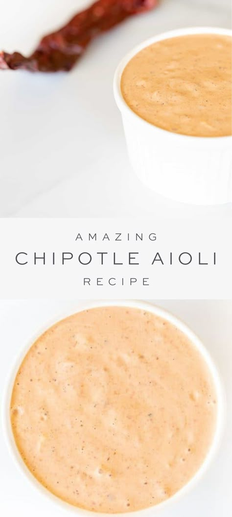 Chili Aoli Recipe, Easy Chipotle Mayo, How To Make Chipotle Mayo, Chili Aioli Recipe, Aioli Recipe Easy Mayo, Aoili Recipe Easy, Chipotle Aoli Recipe, Chipotle Mayo Recipe Easy, Wasabi Aioli Recipe