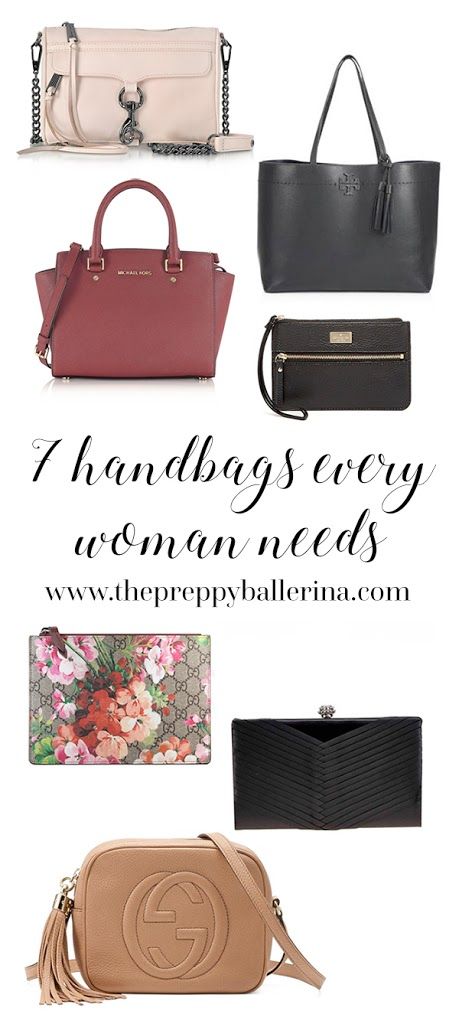 7 Essential Types of Handbags Every Girl Needs Essential Handbags, Mermaid Style Prom Dresses, Types Of Handbags, High Fashion Couture, Fundraising Gala, Preppy Fashion, Wardrobe Planning, Perfect Handbag, Favorite Handbags