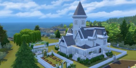 Watch as YouTuber Catherine Smith builds a replica of the house from 'Practical Magic' using the desktop game The Sims. Practical Magic House Minecraft, Practical Magic Floor Plan, Practical Magic Sims 4, Sims 4 Practical Magic House, Practical Magic Dollhouse, Practical Magic House Floor Plan, Book Locations, Practical Magic Movie, Practical Magic House