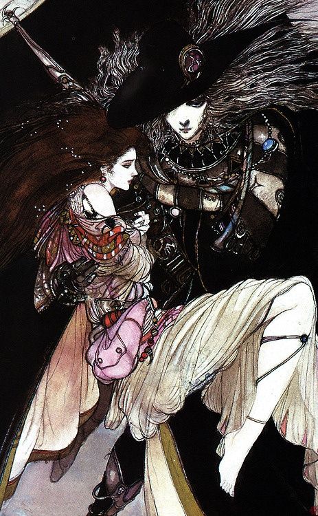 vampire hunter d Yoshitaka Amano, Vampire Hunter D, Vampire Hunter, The Vampire, A Man, Hair, On Instagram, Instagram, Art