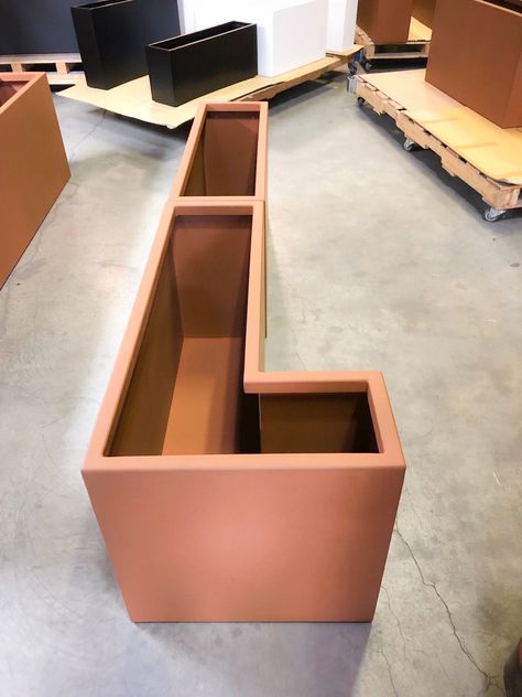 Metal Planter Boxes, Custom Planters, Fiberglass Planters, Weathering Steel, Chemical Reaction, Steel Planters, Modern Planters, Metal Planters, Corten Steel