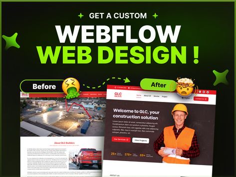 Get a Webflow Designer | Figma to Webflow | Webflow Website Design | Webflow Developer | Webflow animations | Webflow Website Needed Webflow Web Design, Webflow Website, Future Of Work, Kids Coloring Book, Website Redesign, Landing Page Design, Construction Company, Interior Design Firms, Design Reference