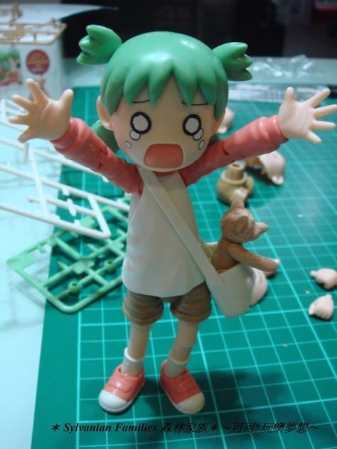 Yotsuba Koiwai, Yotsuba Manga, Cool Figures, 3d Figures, Cute Figures, Anime Figurines, Clay Art Projects, Figure Poses, Sylvanian Families