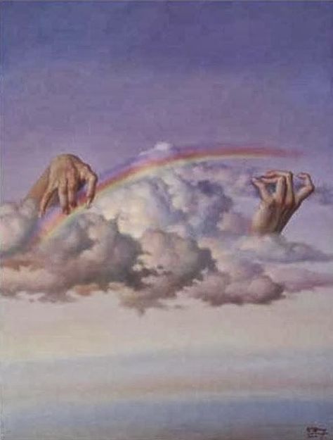 pinterest ☆ hollyliangg Arte Inspo, Foto Art, Retro Aesthetic, Pics Art, The Clouds, A Rainbow, 그림 그리기, Wall Collage, Aesthetic Art