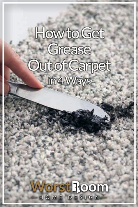 How to Get Grease Out of Carpet in 4 Ways Cleaning Grease, Carpet Cleaning Hacks, Professional Tips, Grease Stains, Carpet Cleaner, House Cleaning Tips, How To Clean Carpet, The Question, Household Hacks