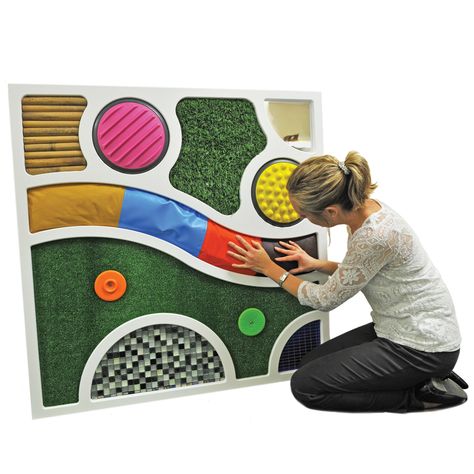 Tactile Wall, Baby Zintuiglijk, Daycare Rooms, Sensory Wall, Sensory Bags, Sensory Rooms, Sensory Art, Interactive Walls, Sensory Boards