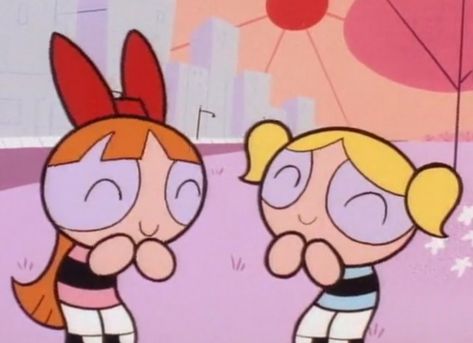 Powerpuff Blossom, Powerpuff Bubbles, Powerpuff Girls Blossom, Best Friend Tag, Tumblr Cartoon, Powerpuff Girls Cartoon, Powerpuff Girls Wallpaper, Cartoon Network Shows, Friends Image