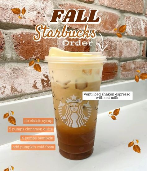 Starbucks fall drinks to try 🤩 Starbucks Orders Fall, November Starbucks Drinks, Autumn Starbucks Drinks, Starbucks Drinks To Try Fall, Fall Starbucks Orders, Foodie Aesthetic, Starbucks Fall Drinks, Starbucks Orders, Drinks To Try