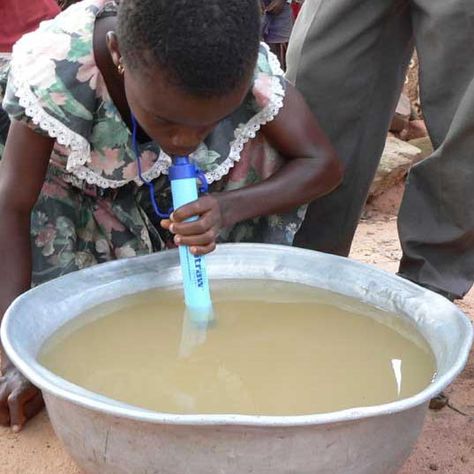 LifeStraw portable water filter used in Africa Portable Water Filter, Fun Products, Life Straw, Clean Drinking Water, Interesting Pictures, Safe Drinking Water, Peaceful Place, Safe Water, Culture Club