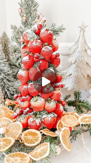 Ashley Temple on Instagram: "Comment SHOP for the links to my supplies and a step-by-step guide to making this beautiful festive strawberry tree! 🍓

it’s easy to put together in just a few minutes with minimal ingredients. It would be perfect for Christmas morning or any of your holiday gatherings. 

#amazonhome #amazondeals #amazonmusthave #amazonkitchen #amazonfinds #entertainingathome
#ltkunder25 #ltkunder50 #ltkfamily #amazonhomedecor #budgetfriendly #dealsandsteals" Fancy Meals, Strawberry Tree, Amazon Home Decor, Fancy Food, Amazon Home, Christmas Morning, Holiday Gathering, Put Together, Step Guide