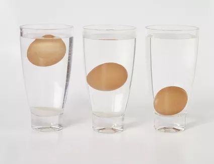 Egg Test For Freshness, Egg Float Test, Egg Test, Floating Eggs, Rotten Egg, Bad Eggs, Cooking Hacks, Sauce Tomate, Fresh Eggs