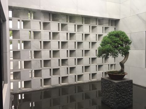 Ventilation Block, Paint Store, Modular Walls, Brick Facade, Storing Paint, Hollow Design, Green Wall, Brick Wall, Marrakech