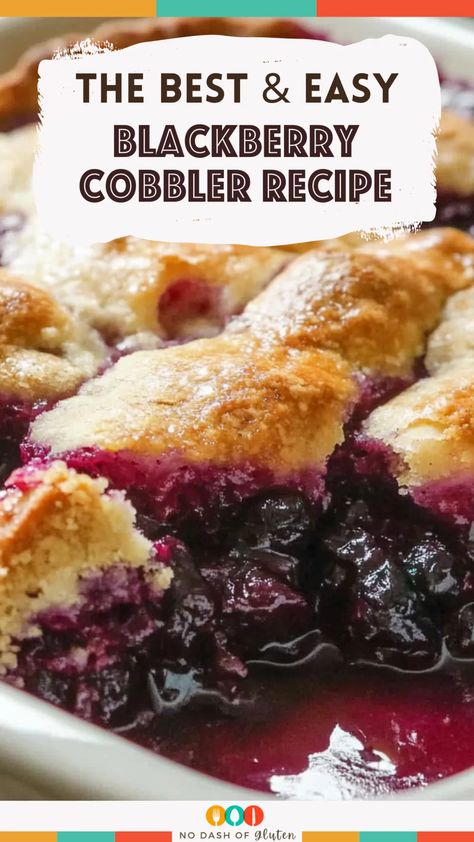 Blackberry Cobbler Recipe Cake Desserts Easy, Fun Party Food Ideas, Easy Blackberry Cobbler, Homemade Baking Recipes, Easy Fast Recipes, Dinner Ideas Crockpot, Blackberry Dessert, Garlic Chicken Stir Fry, Blackberry Cobbler Recipe