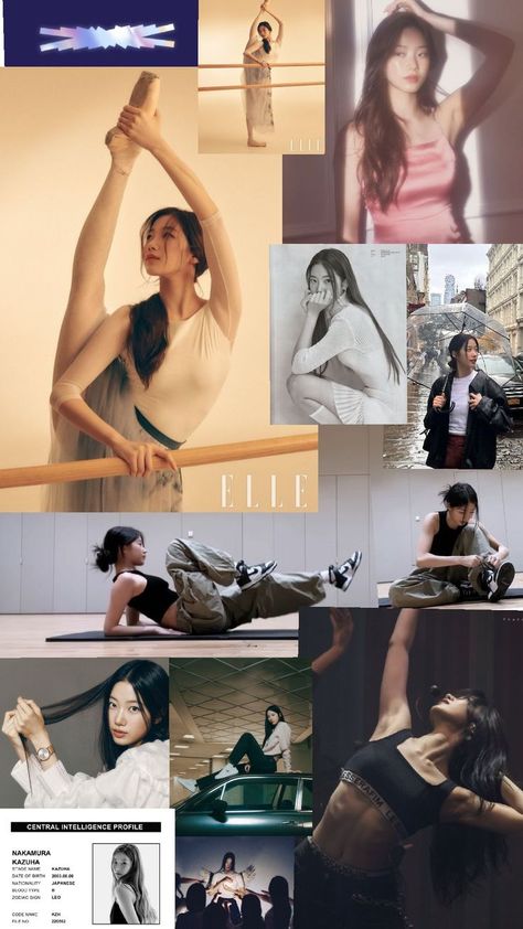 Nakamura Kazuha - Photos for newspapers (elle), campaignes (Calvin klein), moments from documentary "the world is my oyster" Korean Group, Dancer