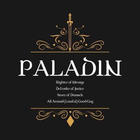 Paladin Aesthetic, Dungeons And Dragons Paladin, Dnd Design, Tiefling Paladin, Dnd Paladin, Class Poster, Dnd Classes, D&d Dungeons And Dragons, Valerian