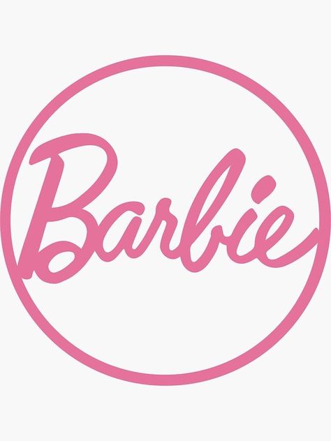 Barbie Logo Printable, 4de Verjaardag, Barbie Party Decorations, Barbie Theme Party, Barbie Box, Mode Rose, Barbie Room, Bad Barbie, Barbie Logo