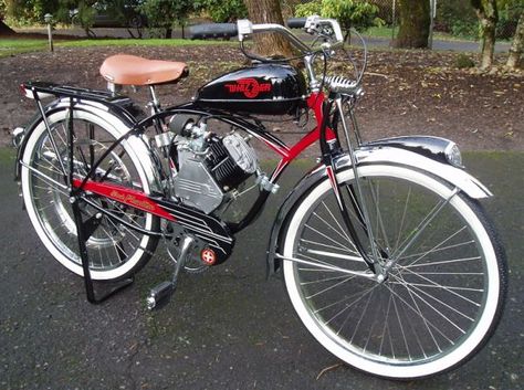 Moped Motor, Gas Powered Bicycle, Lowrider Bicycle, Ebike Electric Bicycle, Bicycle Diy, Powered Bicycle, Motorised Bike, Power Bike, Retro Bicycle