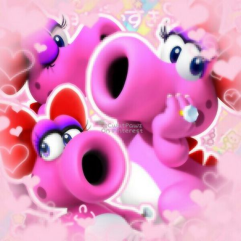 Birdo Mario Pfp, Birdo Mario, Mario Icons, Silly Pfps, Pink Characters, Mario Princesses, Super Mario Princess, Princess Daisy, Super Mario World