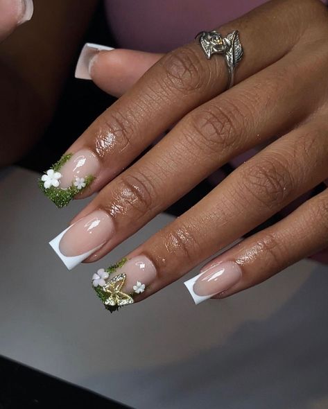 Kawaii Spring, Spring Nails Ideas, Hard Nails, Nails Green, Colored Acrylic Nails, Short Square Acrylic Nails, Long Acrylic Nails Coffin, Acrylic Nails Coffin Pink, Unique Acrylic Nails