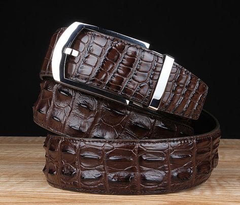 Grabby Hands, Crocodile Belt, Crocodile Leather Belt, Alligator Handbags, Casual Leather Belt, Alligator Belt, Mens Designer Belts, Crocodile Handbags, Formal Men