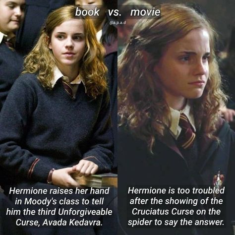 Book Vs Movie, Books Vs Movies, Harry Potter Movie, Funny Harry Potter Jokes, Potter Head, Harry Potter Memes Hilarious, Harry Potter Feels, Harry Potter Puns, Harry Potter Images