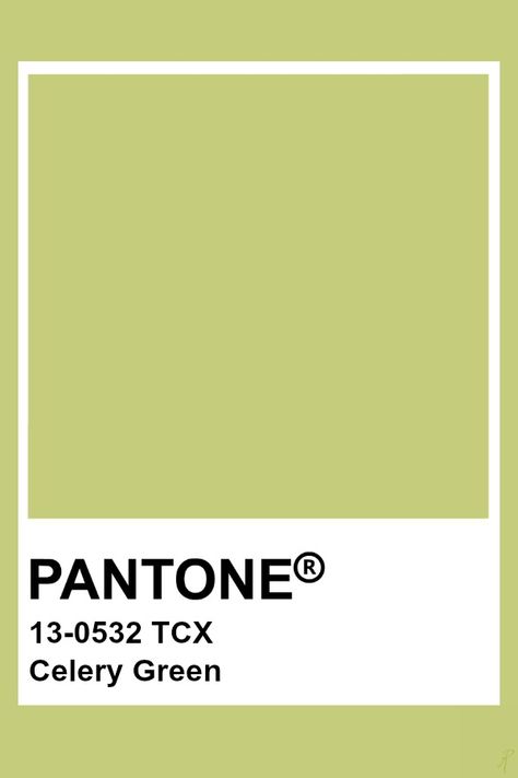 Pantone Celery Green Celery Green Color Palette, Celery Green Paint Colors, Pantone Color Swatches, Easy Organization Ideas, Mint Green Bathrooms, Media Room Paint Colors, Green Pantone, Pantone Tcx, Pantone Green