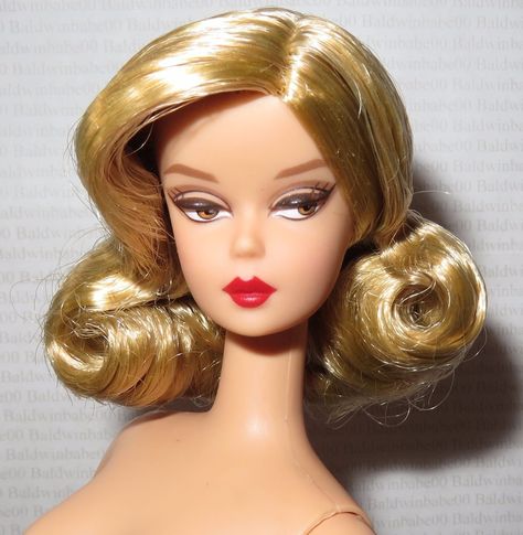 Barbie Brown Hair, Barbie Blonde Hair, Blonde Brown Eyes, Old Barbie Dolls, Blonde Hair Brown Eyes, Evelyn Hugo, Black Barbie, Vintage Barbie Dolls, Charlotte Olympia