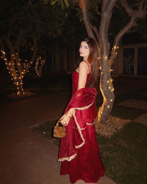 yearly red sharara post🎇🧨♥️ . . wearing @roze.india 🪷 Poses Traditional Wear, Sharara Suit Photo Poses, Simple Sharara Suit, Simple Sharara, Pak Suits, Red Sharara, Desi Attire, Sharara Suit, Bible Story