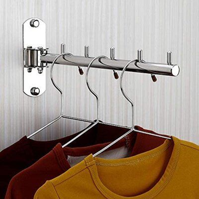 Fabric Shop Display, Clothes Dryer Rack, Wall Mounted Drying Rack, Shoe Store Design, Bedroom Laundry Room, Clothes Hanger Rack, Diy Clothes Rack, Bedroom Laundry, Classic Furniture Design