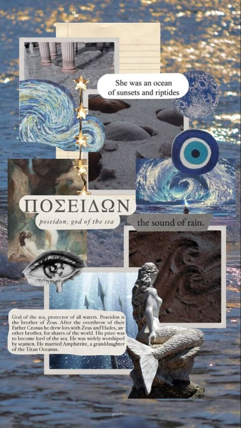 Daughter Of Poseidon Art, Poseidon Wallpaper Iphone, Posiden Aesthetic Greek Mythology, Children Of Poseidon Aesthetic, Poseidon Aesthetic Wallpaper, Cabin 3 Poseidon Aesthetic, Child Of Poseidon Aesthetic, Daughter Of Poseidon Aesthetic, Poseidon Wallpaper