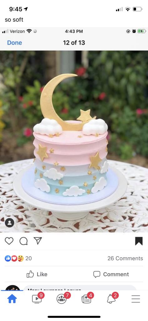 Twinkle Twinkle Gender Reveal, Gender Reveal Baby Shower Themes, Gender Reveal Cake, Reveal Ideas, Twinkle Twinkle Little Star, Baby Shower Gender Reveal, Themed Cakes, Baby Shower Themes, Gender Reveal