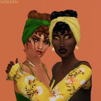 JANELLE HAIR | CandySims Sims 4 Head Scarf, Bandana Hairstyles Short, Sims 4 Cas Cc, Pouf Chair, Sims 4 Cc And Mods, Baby Hairs, Bandana Hairstyles, Sims 4 Cc Mods, Sims 4 Cas