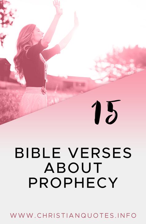 The Bible is full of prophecies, and some have greater meaning than others, so here are the top 15 Bible verses about prophecy found in Scripture. #bibleverses #biblequotes #devotion #biblestudy Bible Prophecy Scriptures, Bible Prophecies Fulfilled, Isaiah 46, Revelation 1, False Prophets, Book Of Revelation, Top Quotes, Bible Prophecy, Verses Quotes