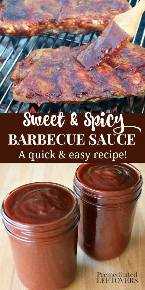 Spicy Barbecue Sauce Recipe, Homemade Barbecue Sauce Recipe, Spicy Bbq Sauce, Bbq Sauce Recipes, Bbq Sauce Homemade Easy, Make Bbq Sauce, Barbecue Sauce Recipe, Homemade Bbq Sauce Recipe, Rib Sauce