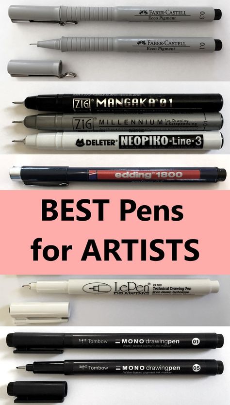 Review for the top brands of technical pens and fineliners for creating beautiful art for pen and ink drawing and sketching with many examples. Best Pen For Drawing, Micron Pen And Watercolor Art, Fineliner Pen Art, Best Pens For Drawing, Sketch Pens Art, Pen And Ink Drawings With Watercolor, Sketch Pen Painting, Black Pen Drawing Ideas, Pen Art Simple