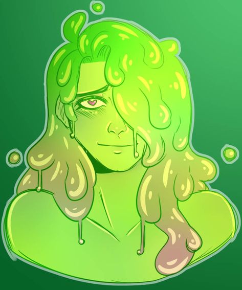 Ooze Dnd Character, Slime Person Art, Slime Hair Drawing, Slime Character Art Male, Male Slime Oc, Male Slime Character, Slime Humanoid Male, Slime Person Character Art, Dnd Slime Character