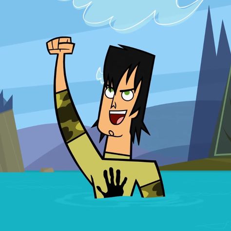 Trent Total Drama Icon, Total Drama Trent, Trent Total Drama, Tdi Characters, Tdi Pfps, Not Jealous, Pfps Icons, Drama Tv Series, Disventure Camp