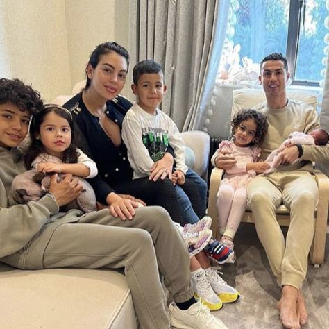 New Arrival from Cristiano Ronaldo & Georgina Rodriguez's Family Album on E! Online Cristiano Jr, Ronaldo Photos, Cr7 Jr, Cristiano Ronaldo Junior, Ronaldo Junior, Ronaldo Cristiano, Expecting Twins, How Many Kids, كريستيانو رونالدو