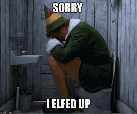 Christmas apology Elf 2003, Water Lessons, Jon Favreau, Best Christmas Movies, Subtraction Word Problems, Elf Movie, My Better Half, Will Ferrell, Buddy The Elf