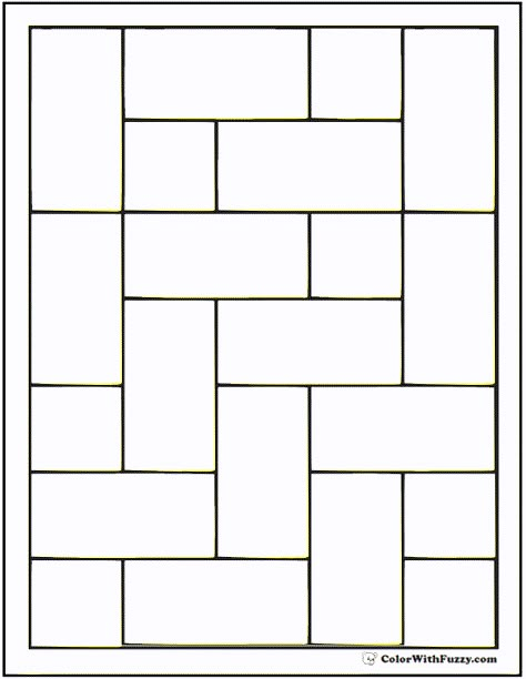 Bricks Pattern, Square Pattern Design, Digital Coloring Pages, Stained Glass Patterns Free, Solid Brick, Quilt Pattern Download, Brick Pattern, Pattern Coloring Pages, Art Quilting