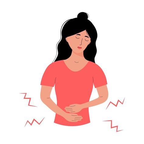 Woman with abdominal pain. Painful menstruation, appendicitis, premenstrual syndrome, menstrual cramps, diarrhea or constipation. Fertility Tracker, Pink Clouds Wallpaper, Belly Photos, Clouds Wallpaper, Lower Back Pain Exercises, Menstrual Pain, Back Pain Exercises, Menstrual Cramps, Abdominal Pain