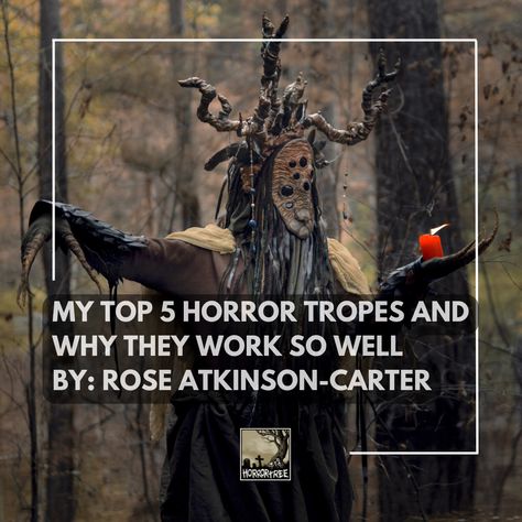 My Top 5 Horror Tropes and Why They Work So Well By: Rose Atkinson-Carter https://horrortree.com/my-top-5-horror-tropes-and-why-they-work-so-well/ #AmReading #AmWriting #WritersLife #bookworm #IndieWriter #IndieAuthors #horror #Book #Books Horror Tropes Writing, Horror Tropes, Horror Literature, Abandoned Asylums, King Book, Horror Book, Robert Louis Stevenson, Psychological Thrillers, Classic Horror