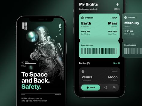 Music App Design, Event App, App Design Layout, Card Ui, Space Tourism, App Concept, Ui Ux 디자인, Mobile App Design Inspiration, App Interface Design