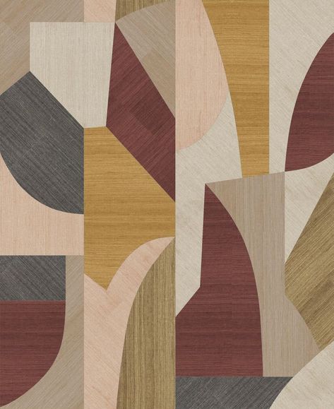 'Puzzle' Wall covering (72770), Arte #ldw22atdcch Arte Wallcovering, Wallpaper Calculator, Pattern Play, More Wallpaper, Marquetry, Line Patterns, Frame Decor, Wallpaper Samples, Puzzle Pieces